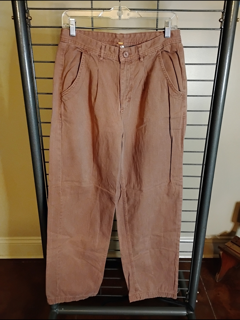 Women’s Casual Cotton Pants in Brown